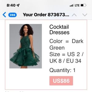 Cocktail Dress-It is a STAND OUT